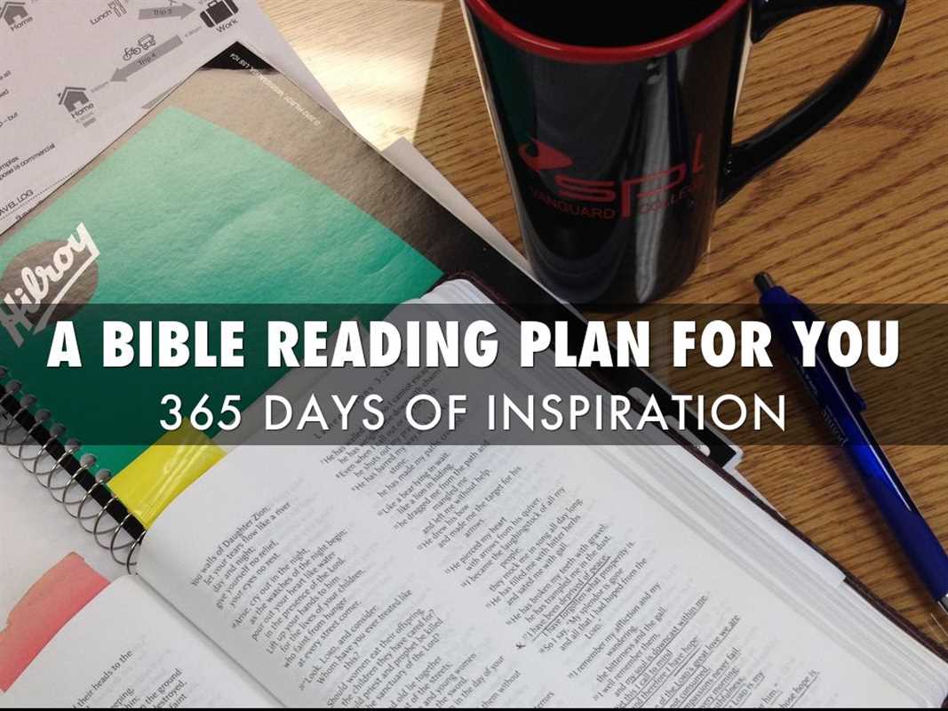 A BIBLE READING PLAN FOR YOU