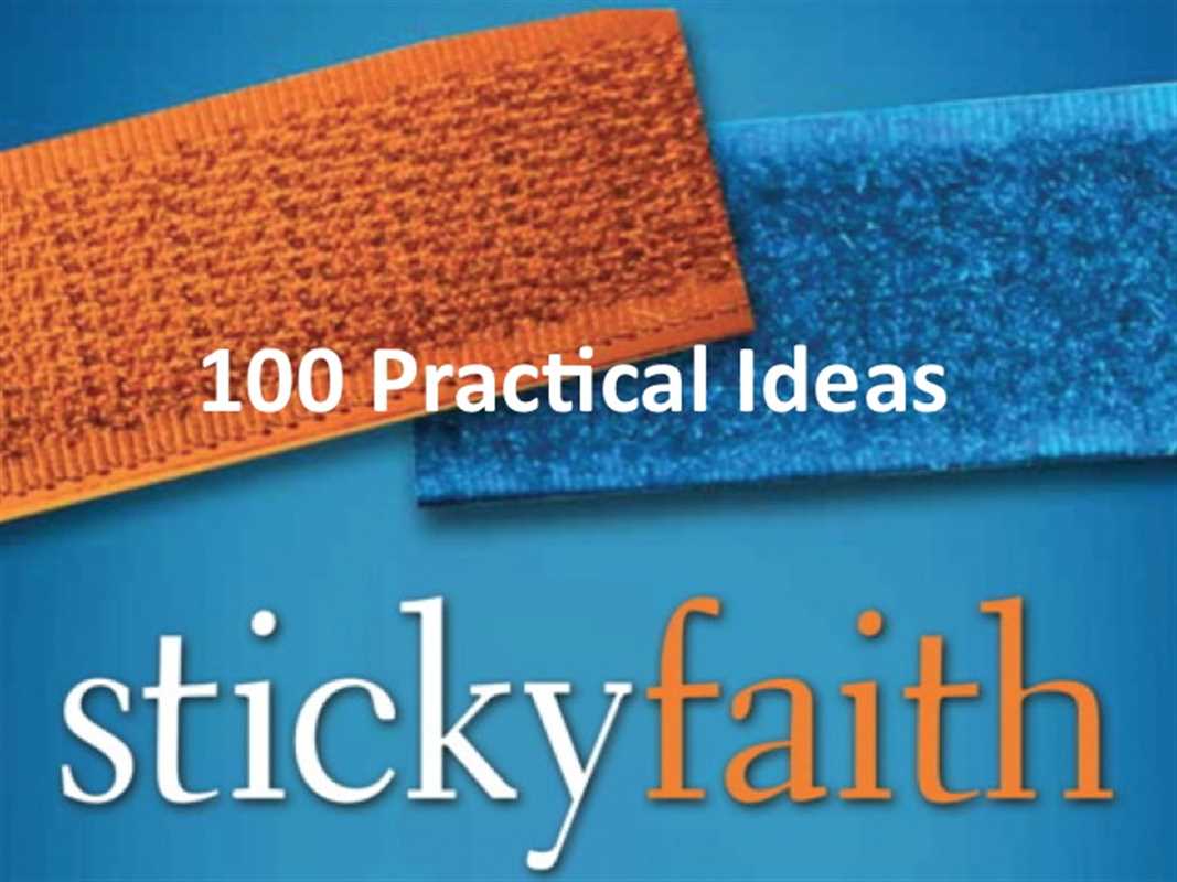 100 Ways To Create Sticky Faith In Your Family