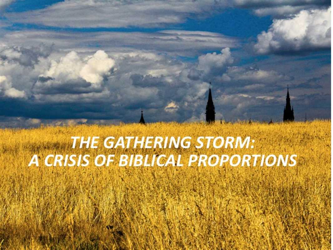 A Crisis of Biblical Proportions