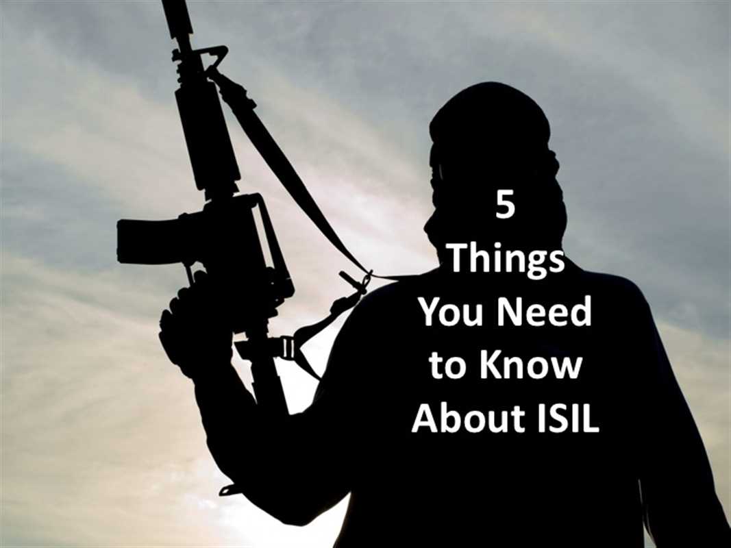 5 THINGS YOU NEED TO KNOW ABOUT THE ISLAMIC STATE