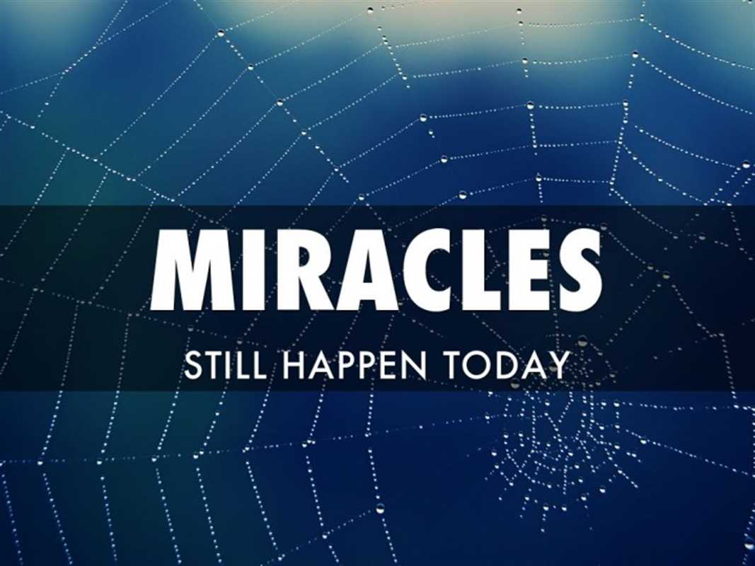 HOW TO EXPERIENCE A MIRACLE - RevWords