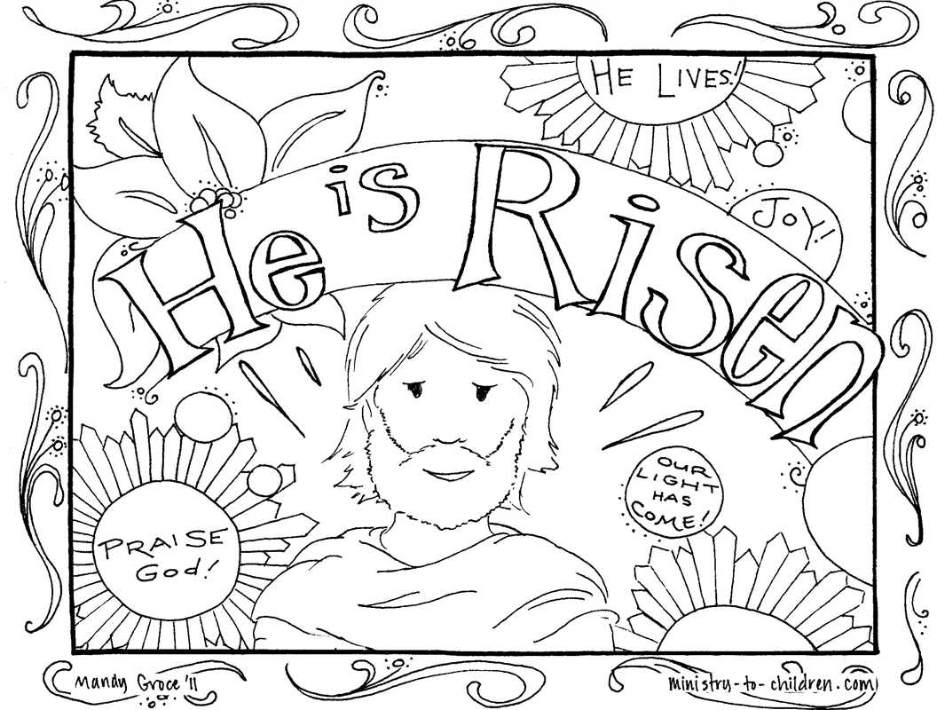 Risen coloring-page