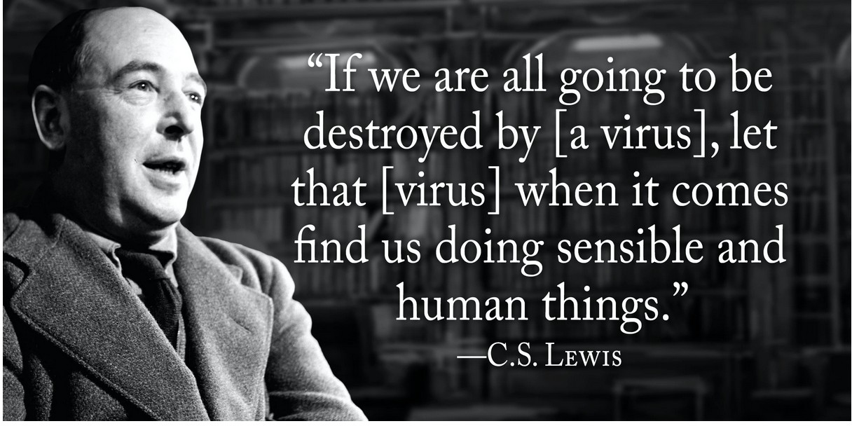 C. S. LEWIS' VIEW ON COVID SENSIBILITIES - RevWords